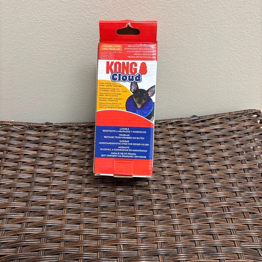 KONG Cloud Protective Pet Collar in Blue Size X-Small